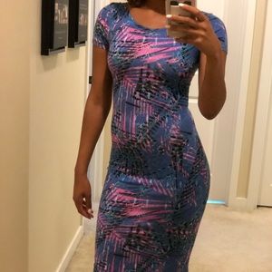 Wayf Retro Design Dress